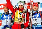 Норвежский биатлонист Свендсен победил в индивидуальной гонке в Эстерсунде