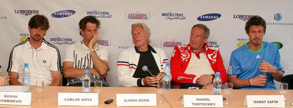Итоговая пресс-конференция турнира Легенды Тенниса 2011. Фото Екатерина Юдкина