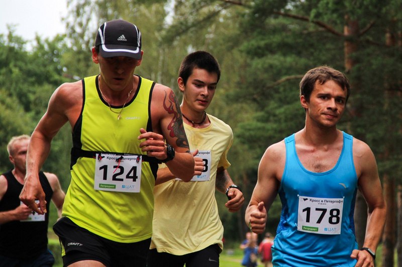 кросс в Петергофе