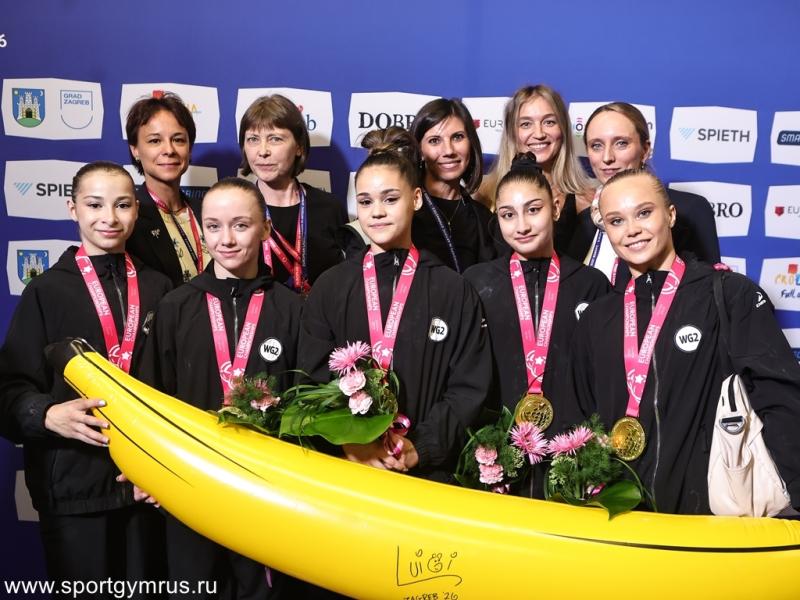 Российские гимнастки завершили чемпионат Европы с шестью медалями